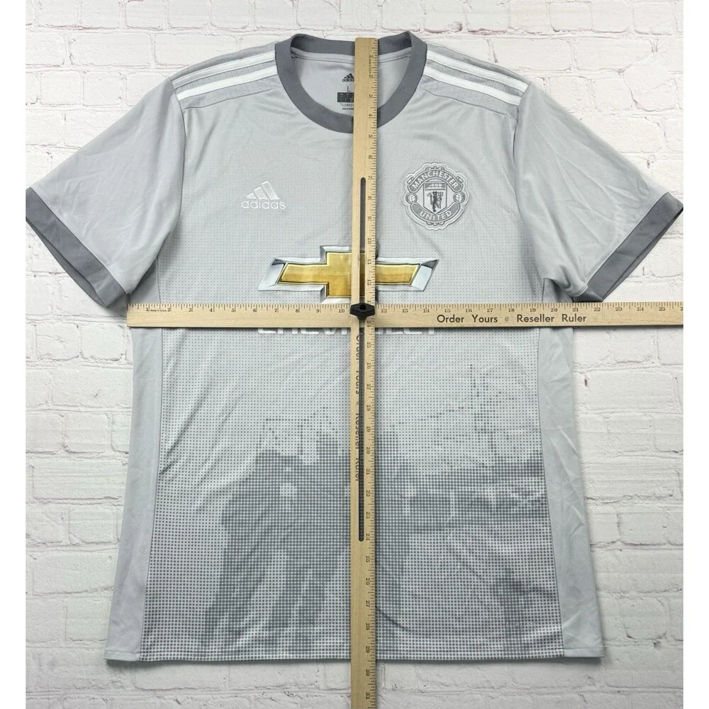 Manchester United 2017/2018 Third Football Shirt Jersey adidas Size LG